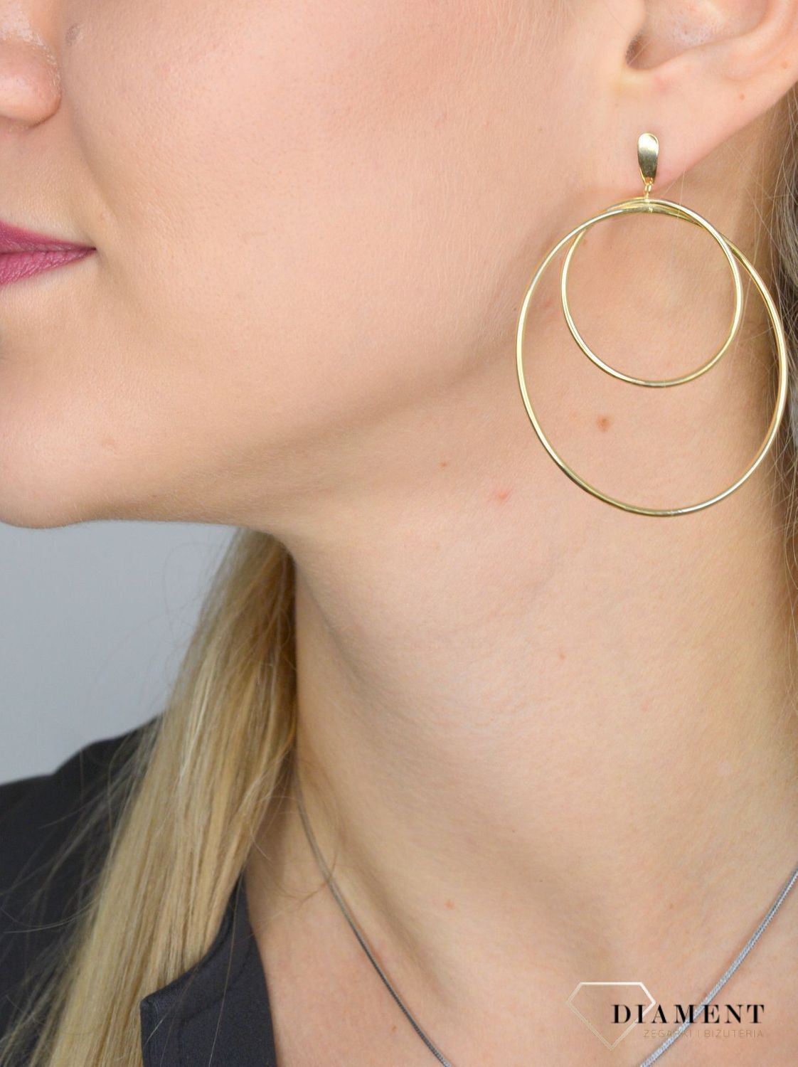 Złote kolczyki koła 585 przeplatane koła DIA-KLC-B0LBRITA-1-3050 OR204623-585.jpg